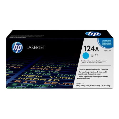 HP toner cian (Q6001A / 124A)