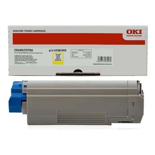 Oki toner rumena (43381905 /)