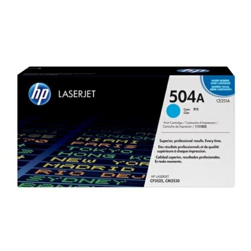 HP toner cian (CE251A / 504A)