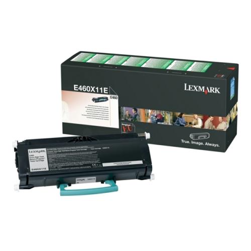 Lexmark toner črna (E460X11E / 0E460X11E) (Vrnitev, high capacity)