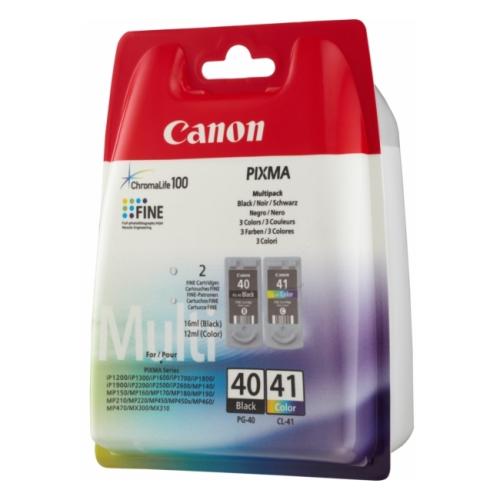 Canon polnilo za kartušo črna / barva (0615B036 / PG40+CL41) (Dvojni paket, multipack)