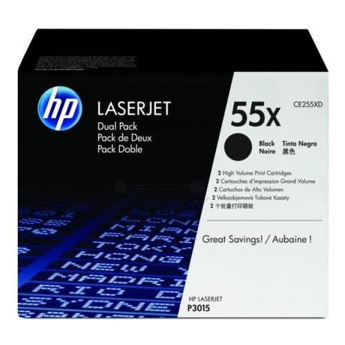 HP toner črna (CE255XD / 55X) (Dvojni paket, high capacity)