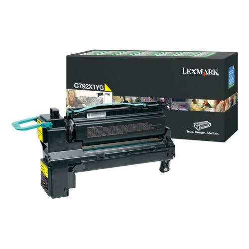 Lexmark toner rumena (C792X1YG / 0C792X1YG) (Vrnitev, high capacity)