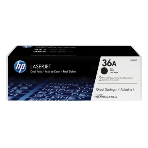 HP toner črna (CB436AD / 36A) (Dvojni paket)