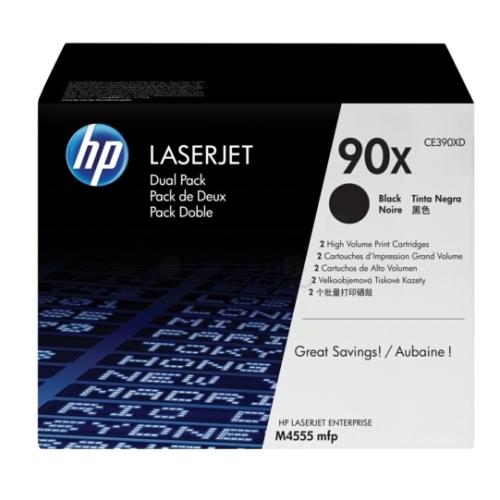 HP toner črna (CE390XD / 90X) (Dvojni paket)