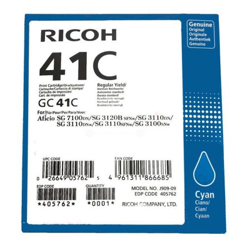 Ricoh polnilo za kartušo cian (405762 / GC41C)