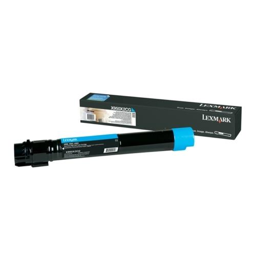 Lexmark toner cian (X950X2CG / 0X950X2CG) (high capacity)