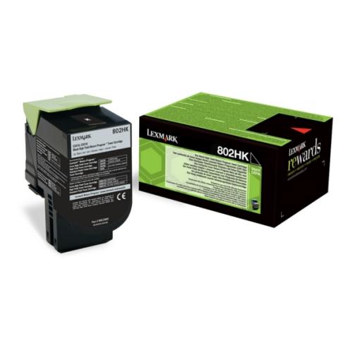 Lexmark toner črna (80C2HK0 / 802HK) (Vrnitev)