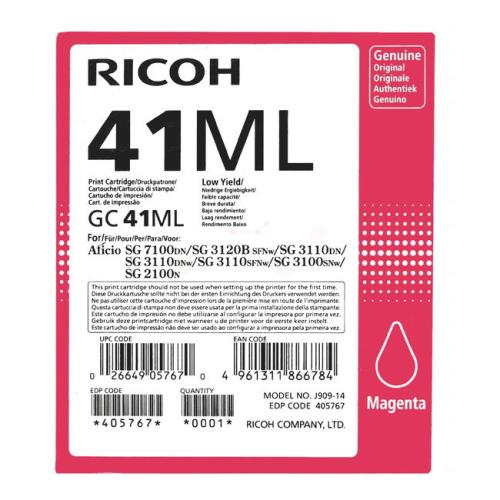 Ricoh polnilo za kartušo magenta (405767 / GC41ML)