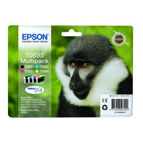 Epson polnilo za kartušo črna / cian / magenta / rumena (C13T08954011 / T0895) (multipack)