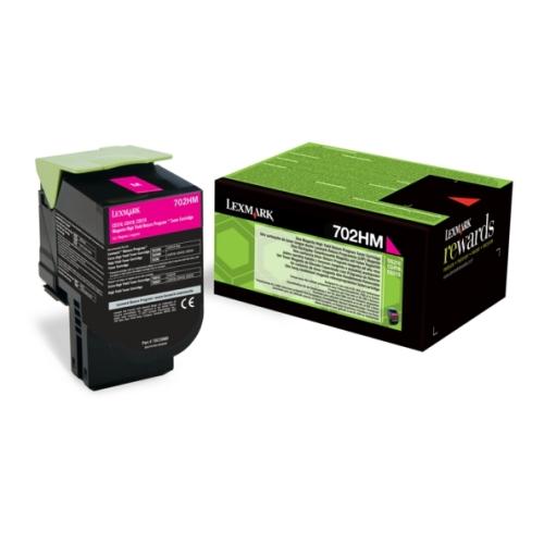 Lexmark toner magenta (70C2HM0 / 702HM) (Vrnitev)