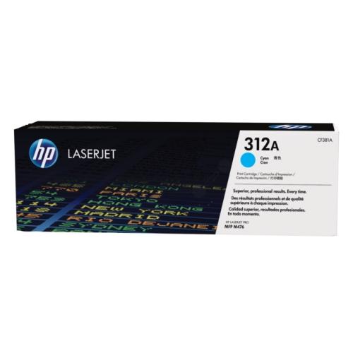 HP toner cian (CF381A / 312A)