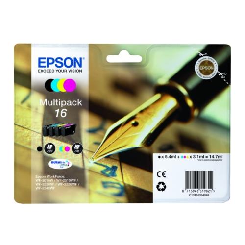 Epson polnilo za kartušo črna / cian / magenta / rumena (C13T16264010 / 16) (multipack)