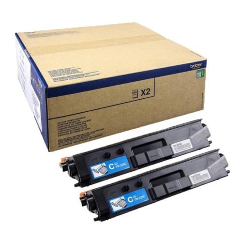 Brother toner cian (TN329CTWIN) (Dvojni paket, high capacity)