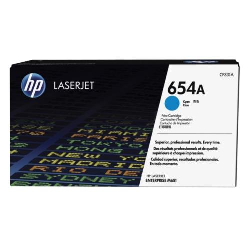 HP toner cian (CF331A / 654A)