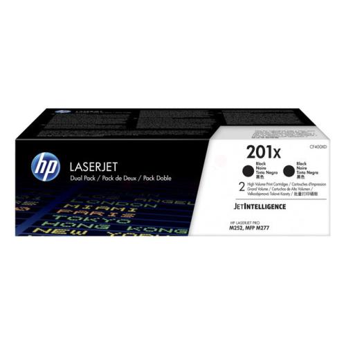 HP toner črna (CF400XD / 201X) (Dvojni paket)