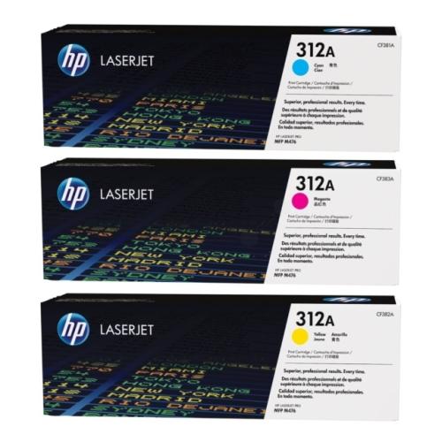 HP toner cian / magenta / rumena (CF440AM / 312A) (multipack)