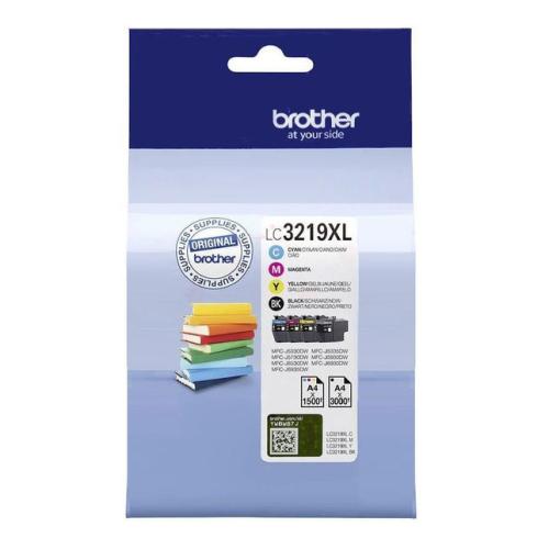 Brother polnilo za kartušo črna / cian / magenta / rumena (LC3219XLVALDR /) (multipack)