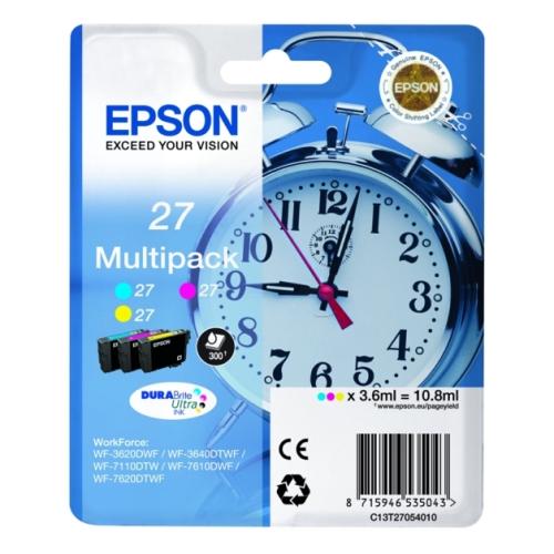 Epson polnilo za kartušo cian / magenta / rumena (C13T27054012 / 27) (multipack)