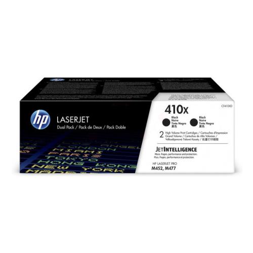 HP toner črna (CF410XD / 410X) (Dvojni paket, high capacity)