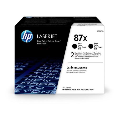 HP toner črna (CF287XD / 87X) (Dvojni paket, high capacity)