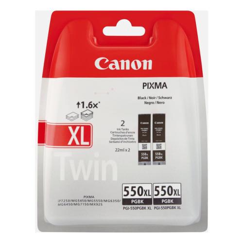 Canon polnilo za kartušo črna (6431B005 / PGI550PGBKXL) (Dvojni paket, high capacity)