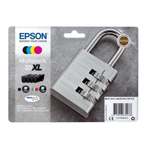 Epson polnilo za kartušo črna / cian / magenta / rumena (C13T35964010 / 35XL) (multipack, high capacity)