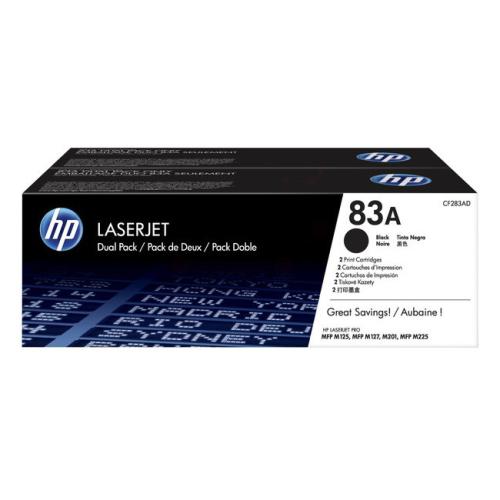 HP toner črna (CF283AD / 83A) (Dvojni paket)