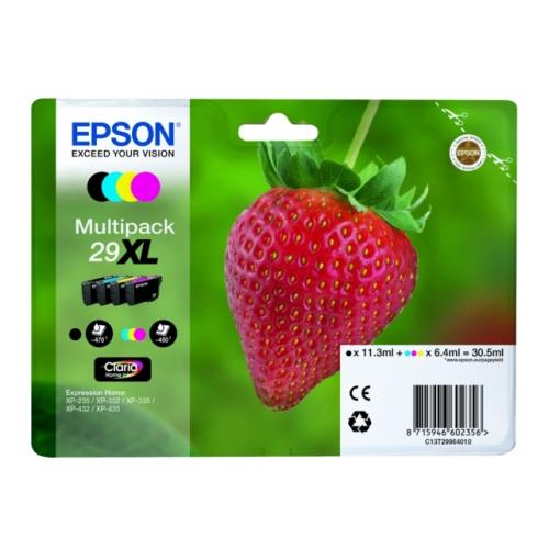 Epson polnilo za kartušo črna / cian / magenta / rumena (C13T29964012 / 29XL) (multipack, high capacity)