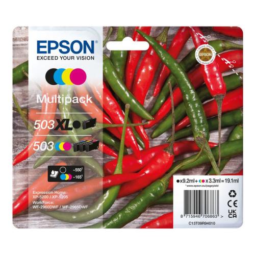 Epson polnilo za kartušo črna / cian / magenta / rumena (C13T09R94010 / 503XL503) (multipack)