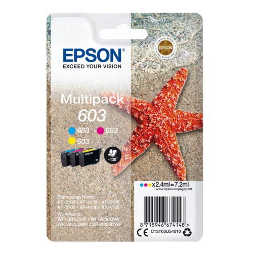 Epson polnilo za kartušo cian / magenta / rumena (C13T03U54010 / 603) (multipack)