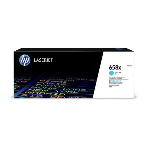 HP toner cian (W2001X / 658X) (high capacity)