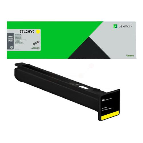 Lexmark toner rumena (77L2HY0 / 077L2HY0) (Vrnitev, high capacity)