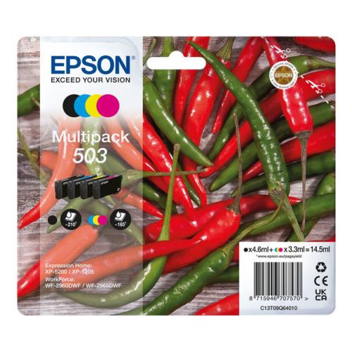 Epson polnilo za kartušo črna / cian / magenta / rumena (C13T09Q64010 / 503) (multipack)