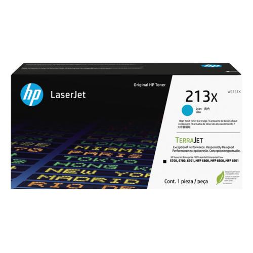 HP toner cian (W2131X / 213X) (high capacity)