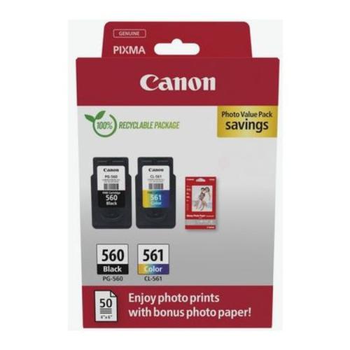 Canon polnilo za kartušo črna / barva (3713C008 / PG560+CL561) (Dvojni paket, multipack)