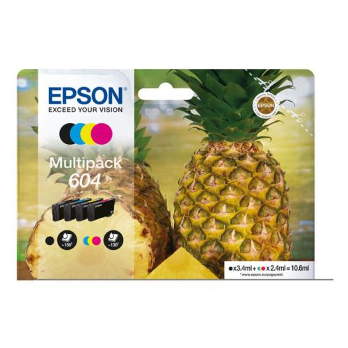 Epson polnilo za kartušo črna / cian / magenta / rumena (C13T10G64010 / 604) (multipack)