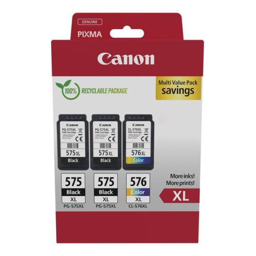 Canon polnilo za kartušo črna / barva (5437C004 / PG575XL+CL576XL) (multipack, high capacity)