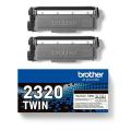 Brother toner črna (TN2320TWIN /) (Dvojni paket)