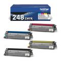 Brother toner črna / cian / magenta / rumena (TN248CMYK / TN248VAL) (multipack)